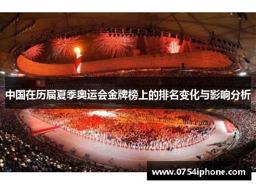 中国在历届夏季奥运会金牌榜上的排名变化与影响分析